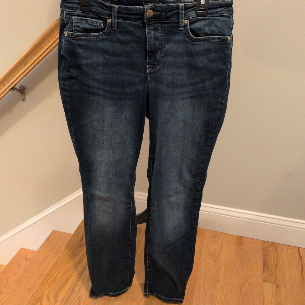 NYDJ Sheri Slim Jeans Womens 10 Lift Tuck Stretch Denim